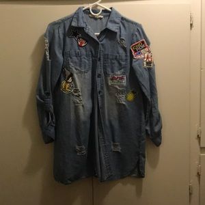 Jean shirt/jacket